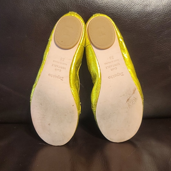Repetto gold ballerina shoes size 38 - Picture 2 of 3